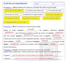 Grâce à cette simple règle, il vous sera aisé de savoir quelle terminaison vous devez écrire ou prononcer lors de l'accord du participe passé du verbe pronominal sans équivoque. Passe Simple Exercices