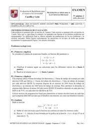 Exames e testes intermédios de matemática a: Examenes De Ebau De Matematicas Aplicadas A Las Ciencias Sociales De Castilla Y Leon Descargar Examenes Resueltos De Ebau Evau Paeu Y Selectividad