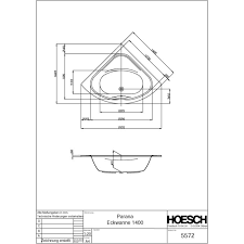 Suchen sie eckbadewanne 140x 140 bei den großen preisvergleich portalen gleichzeitig ideal standard hotline neu eckbadewanne 140 x 140 cm (k275101) kategorie: Hoesch Parana Corner Bath 5572 010 140 X 140 Cm White Built In Version