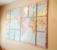 Made using masking tape only. 17 Creative Diy Map Tutorials Craftionary