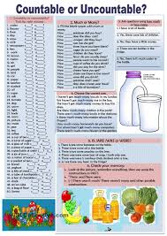 Countable And Uncountable Teaching English Grammar Learn English English Language Teaching