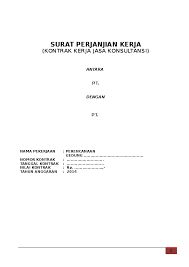 Sleman, 17 agustus 1977 alamat : Contoh Surat Kontrak Kerja Chef Contoh Surat