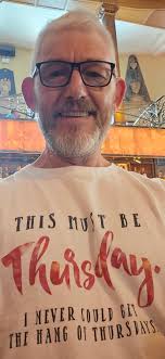 Got the right table wearing the right shirt! Now where's my towel?!