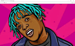 Philly rapper lil uzi vert was reportedly arrested last thursday in atlanta after committing multiple traffic. 1080p Computer Hd Cartoon Lil Uzi Vert Wallpaper