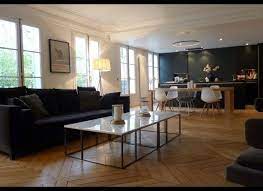 pour le ton du parquet miel pour l idee du marbre gris clair en table de salle a manger deco appartement decoration salon appartement decoration appartement