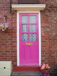 Look for *subdued or grayed shades to blend with the earth tones in the brick. Best Front Door Ideas Images In 2020 Front Door Colors Pink Front Door Brick House