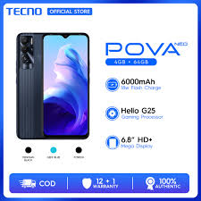 Tecno POVA NEO, Model LE6, 4GB+64GB ...