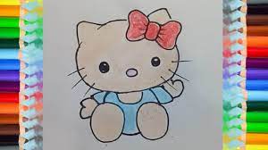 Hello kitty makes birthdays fun! How To Draw Hello Kitty Step By Step Easy Easy Drawings For Kids