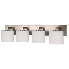 Shop allmodern for modern and contemporary brushed nickel vanity lighting to match your style and budget. Latitude Run Newsom 4 Light Brushed Nickel Vanity Light Reviews Wayfair