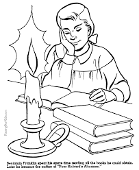 Inside you'll discover the life of a man who lives by a strong moral code, whose brilliant intellect and drive lead him to excel, and whose words and work. Free Printable Benjamin Franklin Coloring Page For Kid 014 Earth Day Coloring Pages Coloring Pages Bear Coloring Pages