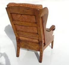George Montgomery Sculptures Wing Back Armchair By Actor George Montgomery At 1stdibs Vintage Wingback Chair Wingback Chair Chair Style
