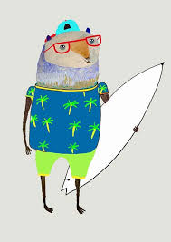 Surf Art Surfboard Wall Art Kids Room Decor Illustration Art Print In 2021 Illustration Art Kids Kids Room Art Surf Art