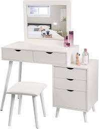 coiffeuse spacieuse hetre fonce cielterre commerce en 2021 table maquillage coiffeuse coiffeuses