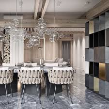 Keeping It Neutral Room Tiles Design Dining Room Design Dining Room Lighting