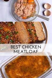 Chicken Meatloaf With Easy Honey Mustard Glaze Recipe In 2020 Chicken Meatloaf Dinner Recipes Healthy Family Recipes