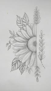 Draw more flower petals along the lower, left side of the circle. Pinterest Easy Love Drawings Shading Drawing Pencil Drawings For Beginners