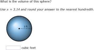 What is volume of sphere. Ixl Volume Of Spheres Geometry Practice