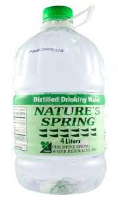 It is actually slightly acidic because of how it reacts with air. Sale Nature S Spring Distilled Drinking Water 4 Liters In Manila City Philippines