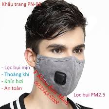 Khẩu trang lọc bụi tái sử dụng PN-95 PM2.5