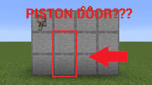 So if you're attaching one door to one frame using 2 pistons (for example) you're basically joining 4 separate. Minecraft Easy Flush Piston Door Tutorial Youtube