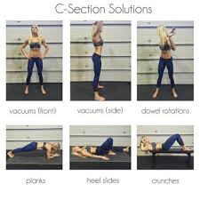 C Section Solutions How To Eliminate The Pooch And Reduce The Tummy Shelf C Section Workout Post Partum Workout After C Section Workout