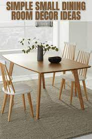 Dining Room Decor Small Space Ideas In 2021 Small Dining Table Simple Dining Table Kitchen Table Settings