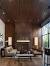 Horizontal Dark Wood Paneling