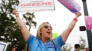 Freshman republican representative marjorie taylor greene filed articles of impeachment on president joe biden on thursday. Democrat Abruptly Bows Out Of Georgia Congressional Race Against Qanon Supporter Marjorie Taylor Greene The Spokesman Review