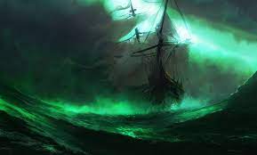 Don't worry, we won't ask. Wallpaper Sailing Ship Fantasy Art Sea Artwork Aurora Ghost Ship Ocean Wave Darkness Screenshot Computer Wallpaper Geological Phenomenon 1920x1159 Wallpapermaniac 34599 Hd Wallpapers Wallhere