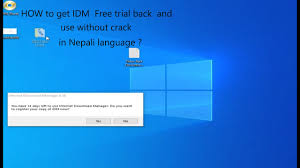 In this post we have a great tool for idm 30 days trial reset. How To Get Idm Free Trial Back After 30 Days And Use Without Crack In Nepali Youtube