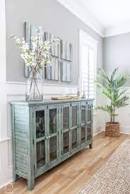 Summer Dining Room Decor Home By Kmb Coastal Dining Room Decor Dining Room Buffet Decor Sideboard Decor Dining Room