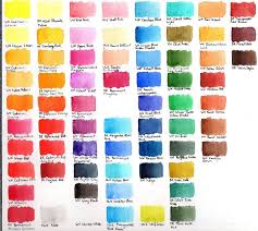 watercolour swatches a few brands wetcanvas in 2019