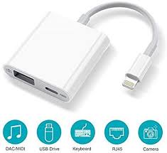 Henkur Usb Camera Adapter With Charging Port Usb 3 0 Female Otg Cable Compatible With Iphone 11 Pro X 8 7 6 Ipad Support Ios Usb Ipad Air Pro Usb Flash Drive