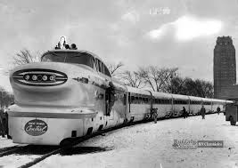 General Motors New Experimental Lightweight Dream Train On Display At The New York Central Terminal In January 1956 New York Central Train Central