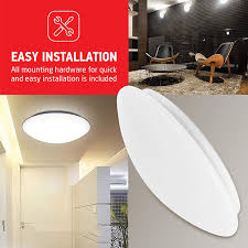 The ceiling mount was designed to install barn doors where there is limited clearance above the door frame or lack of a door frame. Led Surface Mount Ceiling Lights Modern Mushroom Style Fixture Chiuer