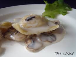 Dey Cuisine Ravioli Maison Au Poulet Sauce Creme Aux Champignons Recette Ravioli Recette Ravioli Maison Recettes De Cuisine