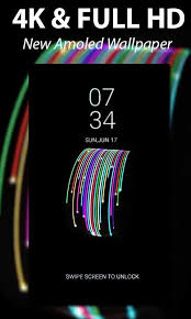 Behind her is a screen showing the galaxy z flip. Super Amoled Wallpaper Full Hd Fur Android Apk Herunterladen