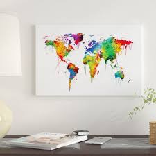 Garden path at giverny with versailles gold by claude monet framed abstract wall art oil painting 39.5 in. Posters Prints Watercolour World Map Stretched Canvas Print Framed Wall Art Home Decor Painting Home Furniture Diy