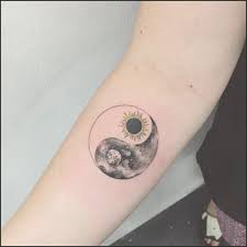 Sun Moon Star Tattoo Meaning Best Sun And Moon Tattoos On Wrist Star Tattoo Meaning Sun Tattoos Ying Yang Tattoo