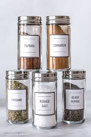 free printable spice and herb labels kitchen pantry labels spice jar labels spice organization