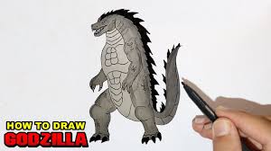 How To Draw Godzilla Step By Step Easy For Beginners According to legendary pictures anyway. how to draw godzilla step by step easy