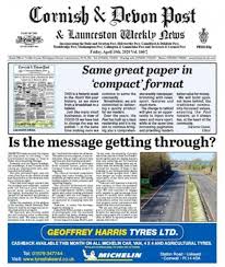 Tabloids date to the early 1900s when they were referred to as small newspapers. Coronavirus Prompts Cornish Devon Post To Go Tabloid Journalism News From Holdthefrontpage