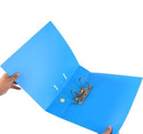 Office Supply A4 Size PP Plastic File 1 Hole 2 D Ring Binder for Document