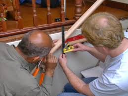 Local building codes vary, but pretty much anywhere, if you have a deck or porch 30 or more above ground level (lower in some areas), a railing is required, as is a handrail along the stairs. How To Install A Stairway Handrail How Tos Diy