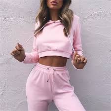Check spelling or type a new query. 2 Piece Set Women Suit Crop Top Sweatpants Crop Hoodie Set Female Winter Sweatshirt Pants Two Piece Set Track Suit Wish