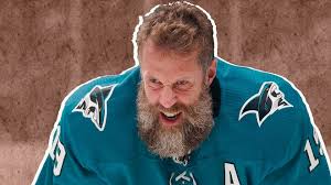 Pittsburgh — leave it to joe thornton to, somehow thornton hasn't shaved since november, and thus looks insane. San Jose Sharks Joe Thornton Shaves Off His Famous Bushy Beard