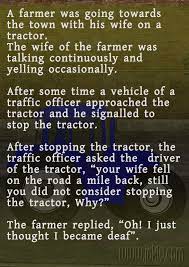 A blonde and a redhead trying to run a ranch. Where Is The Wife Funny Story Joke Joklu