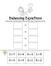 Balancing Equations Balancing Equations Elementary Math 2nd Grade Math Worksheets