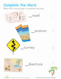 Travel Words Worksheet Education Com Travel Words Vocabulary Worksheets Word Building