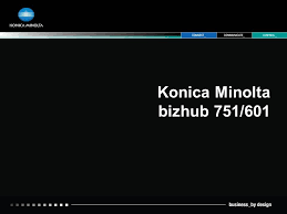 Both models offer an impressive scanning speed of 75opm a4, dpi. Konica Minolta Bizhub 751 Ppt Video Online Download